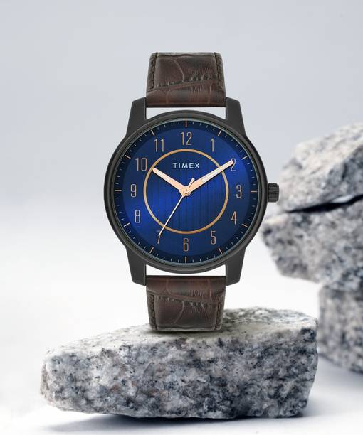 Round 40mm Blue Dial Analog Watch - For Men TWNTG07SMU...