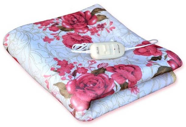 Maxplus Floral Double Electric Blanket for Heavy Winte...
