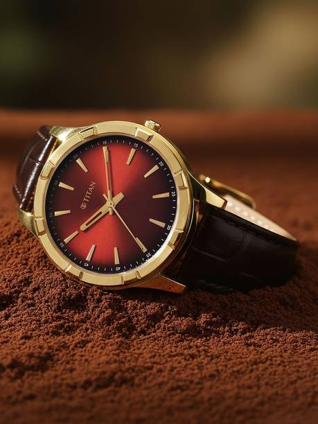 Titan Karishma Festive 3.0 Quartz Brown Round Dial Men'...