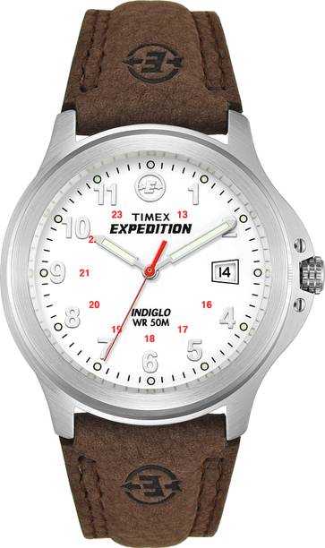 Expedition Round 40mm White Dial Analog Watch - For Me...