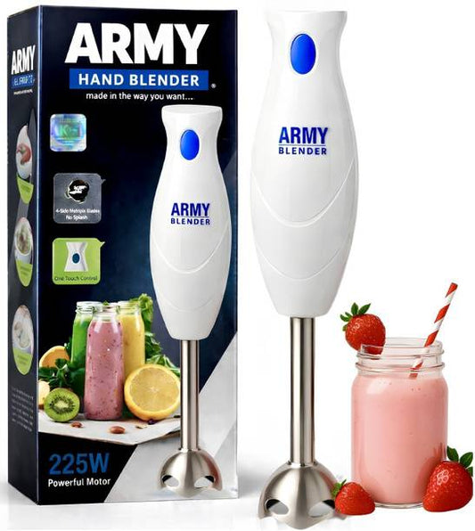 Army 225 W White Hand Blender