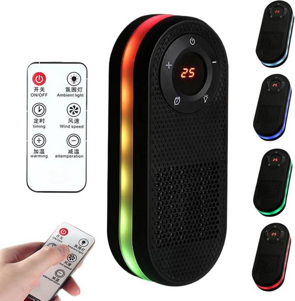 REMICH Plug-In Wall Heater with Remote, Digital Display...