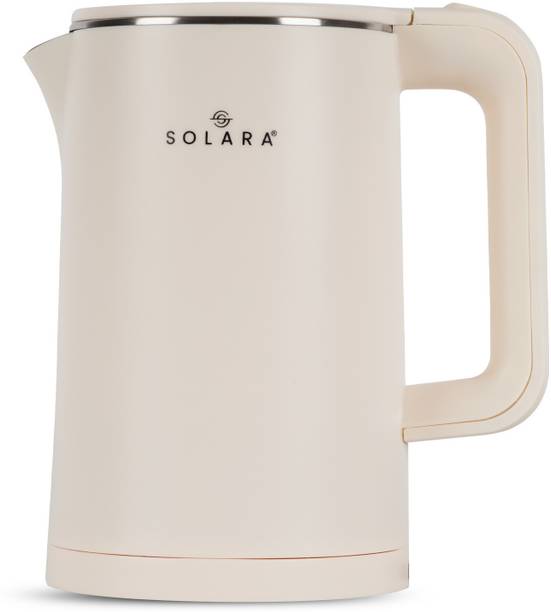 Solara Premium Stainless Steel Electric Kettle 1.8L, Co...