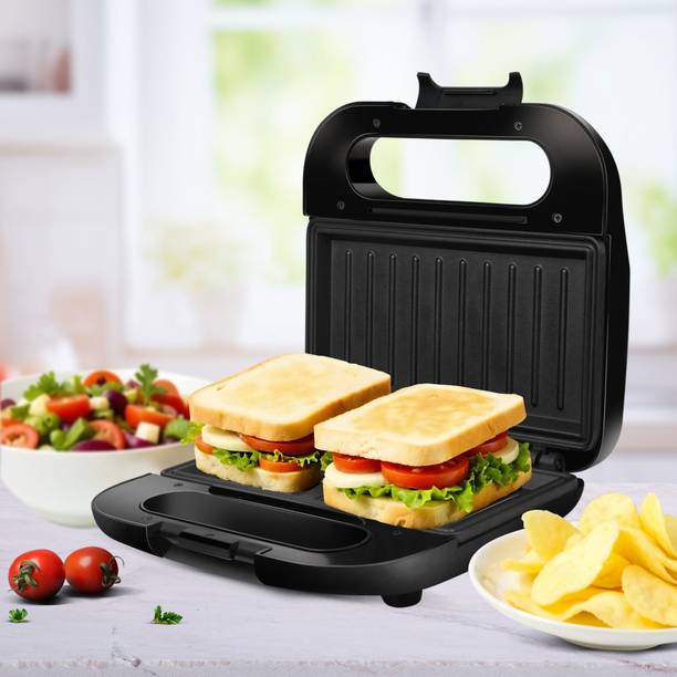 AGARO Primo Sandwich Maker, Non Stick Coated Grill Plat...