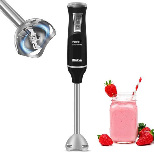 Inalsa 1000 W Black/Silver Hand Blender