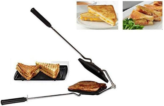 Hand Care 3 Non-Stick Aluminium Mini Gas Toaster | Brea...