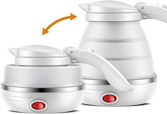 GYVMENTERPRICE Silicone Collapsible Tea Kettle with Dua...