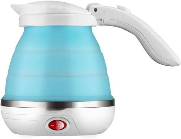 vibhajay Travel Electric Portable silicon Kettel 600ML ...