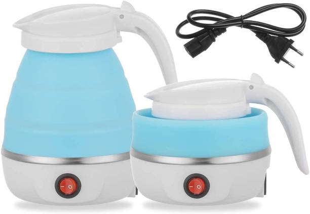 Livic Travel Foldable Electric Kettle Portable Silicone...