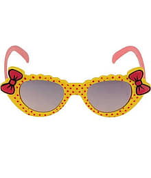 uzak Yellow Butterfly Sunglasses ( Pack of 1 )